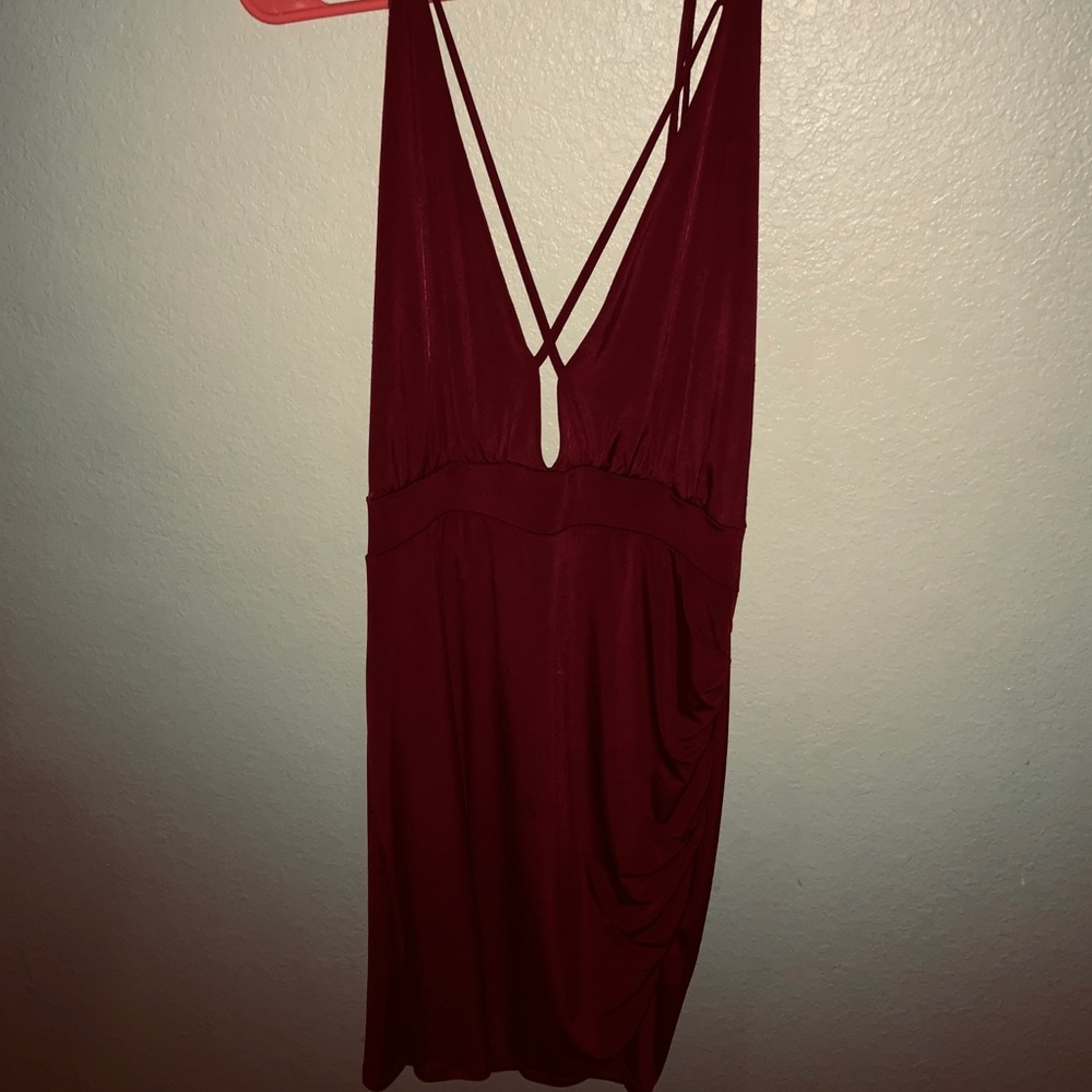 Maroon dresss
